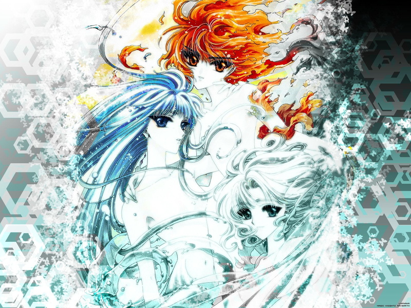 720P, Magic Knight Rayearth, Anime