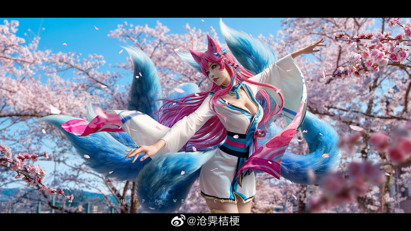 Ahri (League of Legends), Asian, women, 1080P, cosplay