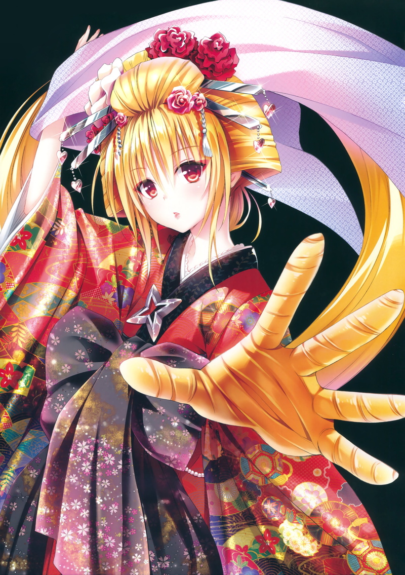 konjiki, works, yami, love-ru, darkness, art, 2K
