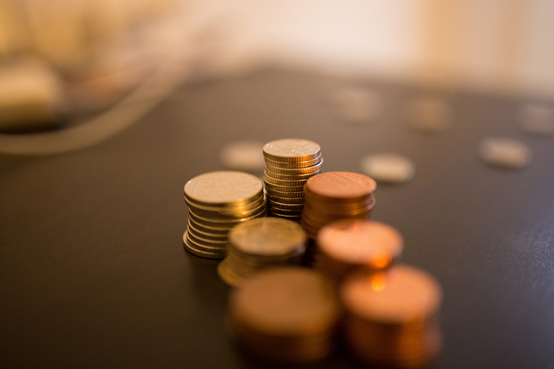 investment, coins, wealth, savings, large group of objects, close-up, money, finance, still life, metal, business, stack, selective focus, business finance and industry