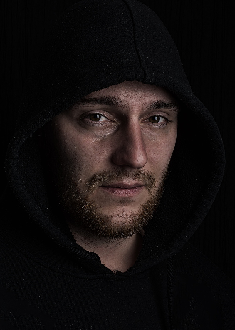 hood, clothing, headshot, body part, person, hooded shirt, man, dark, adult, beard, you must be, hood - clothing, men, human face, facial, facial hair