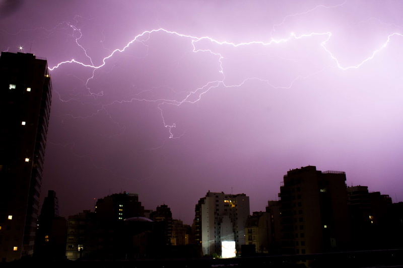 lighting, night, power in nature, nature, dark, built structure, sky, aggression, storm, power, lightning, building exterior, 4K, beauty in nature, wheather