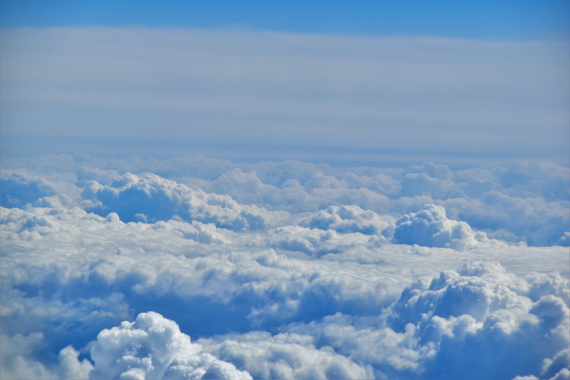 scenics - nature, fluffy, 5K, softness, aerial view, sky, wheather, environment, day, wispy, cumulus, no people, clouds, tranquil scene, cloud