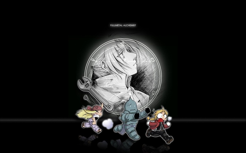 Alphonse Elric, Edward Elric, Winry Rockbell, 720P, FullMetal Alchemist