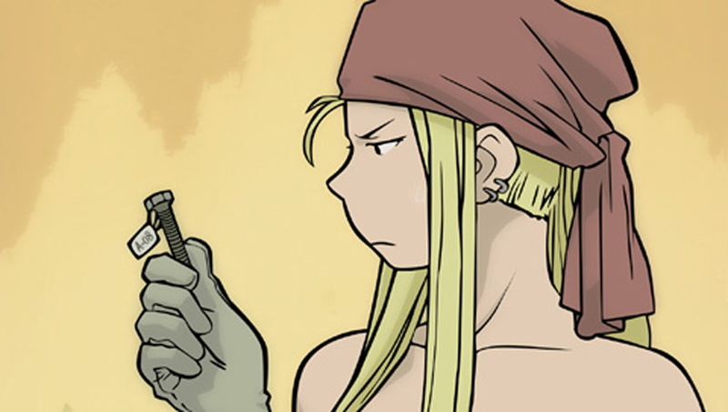 full, 720P, Rockbell Winry, rockbell, Fullmetal Alchemist, art, metal, anime, alchemist, fullmetal, hd, winry