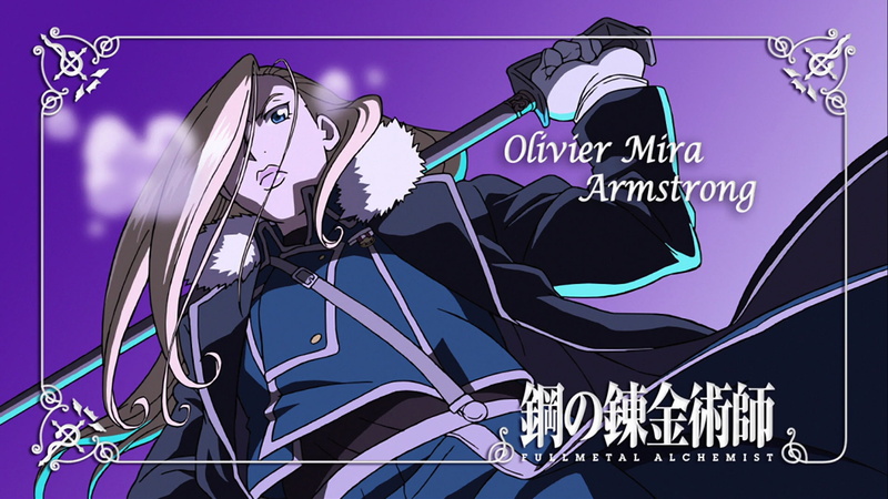 FullMetal Alchemist, Olivier Mira Armstrong, 720P
