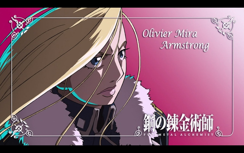 hd, anime, 720P, Fullmetal Alchemist, alchemist, fullmetal, art, olivier, full, x, armstrong, metal, mira