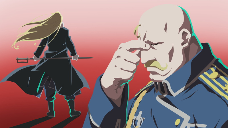 Olivier Mira Armstrong, Alex Louis Armstrong, FullMetal Alchemist, 2K