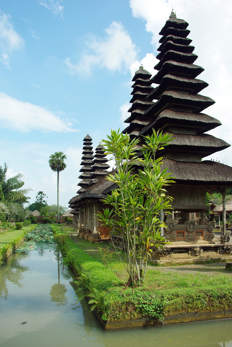 sanctuary, mengwi, building, architecture, 4K, pura taman ayung, tranquil scene, built structure, sky, bali, nature, building exterior, plant, growth