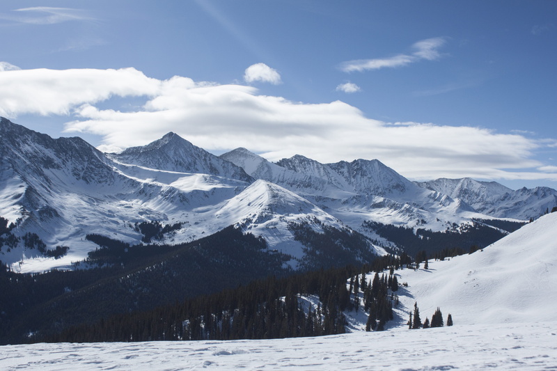 landscape, cloud, snow, leafed, blue, cold, no people, pine tree, trees, coniferous tree, mountain peak, non-urban scene, tranquil scene, cold temperature