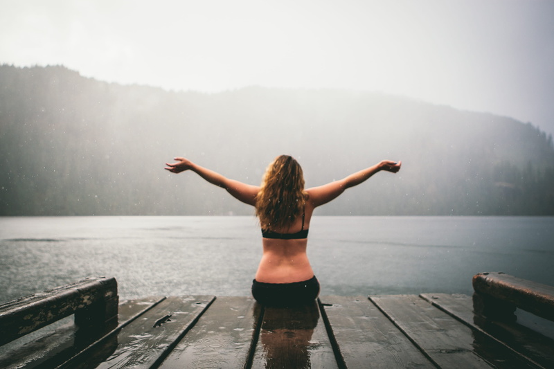 looking out, zen-like, exercising, wellbeing, enjoyment, fashion, people, outdoors, sunset, mountain, cheerful, adult, tranquil Scene, dom, water, vitality