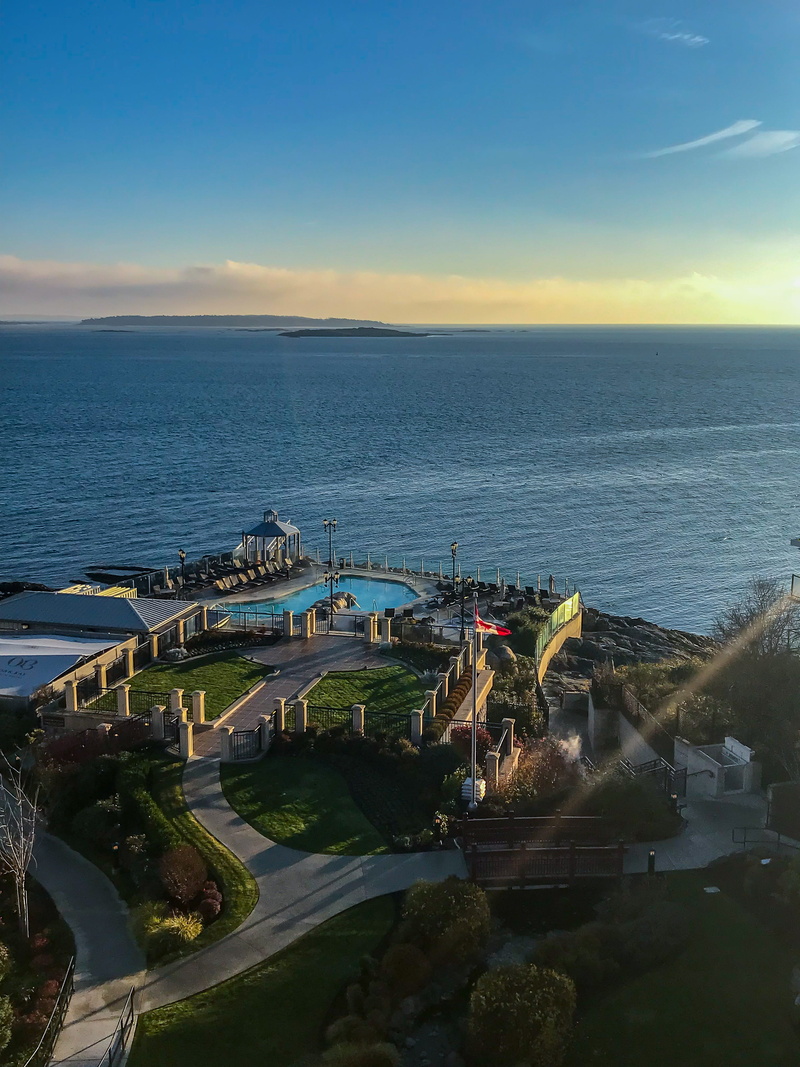 sky, british columbia, cloud - sky, vancouver island, no people, building exterior, coast, horizon, beauty in nature, tranquility, built structure, architecture