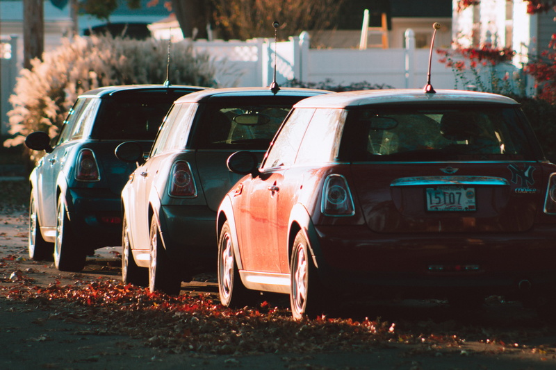 outdoors, garage, motor vehicle, damaged, no people, rich, abandoned, old, east providence, riverside, car show, neighborhood, red, patriotic, mode of transportation