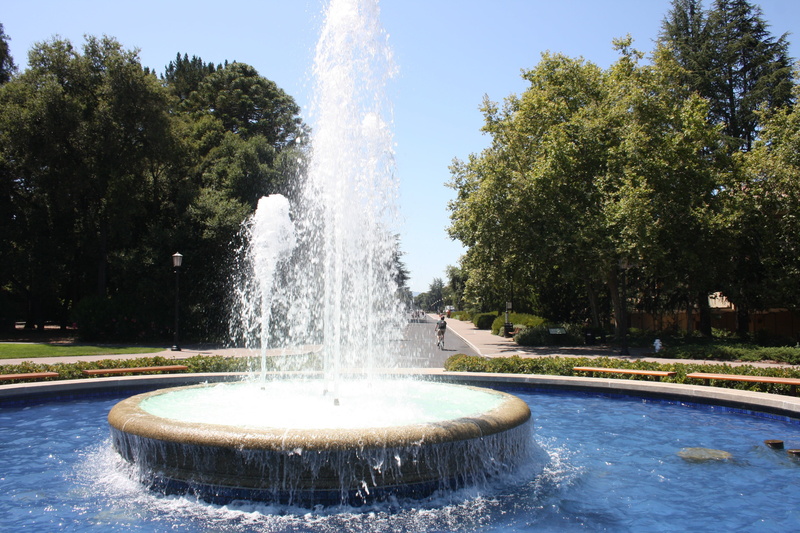 motion, town, plant, falling water, flowing water, nature, fountain, blurred motion, splashing, sky, outdoors, day, spraying, long exposure, no people