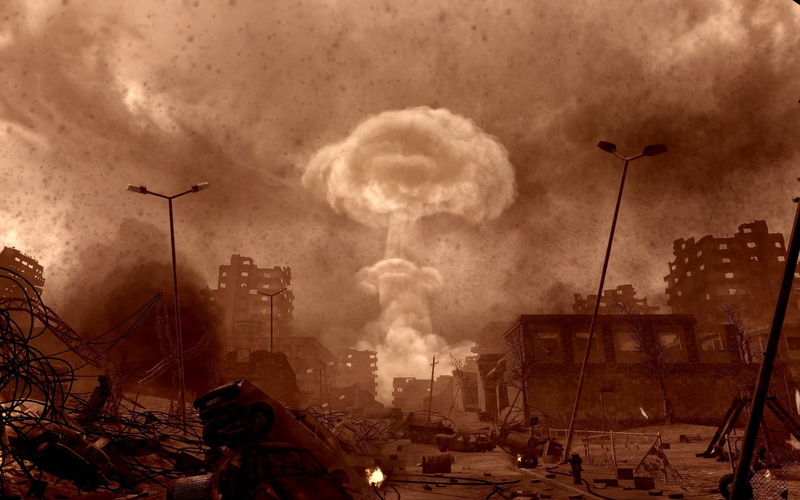 architecture, 720P, modern, art, bomb, explosions, Modern Warfare, warfare, x, nuclear, atomic, cod, hd, Apocalypse