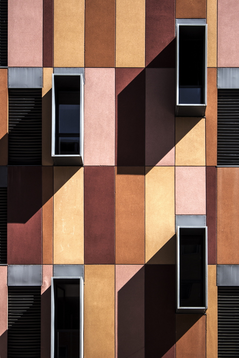 glass, business, exterior, Architecture, 5K, Moderns, structure, window, geometric shape, wall - building feature, facade, backgrounds, city, urban Scene