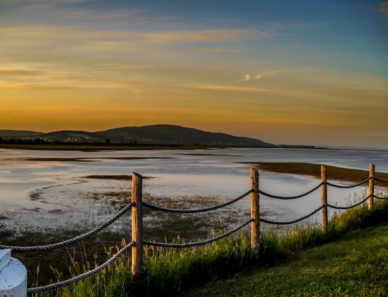 Shepody, mountains, sunset, coastline, new  brunswick, sea, Low Tide, nature, 720P, outdoors, ocean, river, Dam, landscape