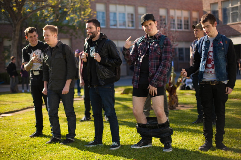 Post-hardcore, sunlight, adult, young adult, standing, clothes, teenager, men, real people, color, outdoors, Group, day, full length, nature, Metalcore