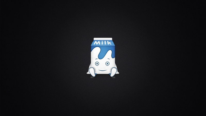 minimalism, 1080P, milk