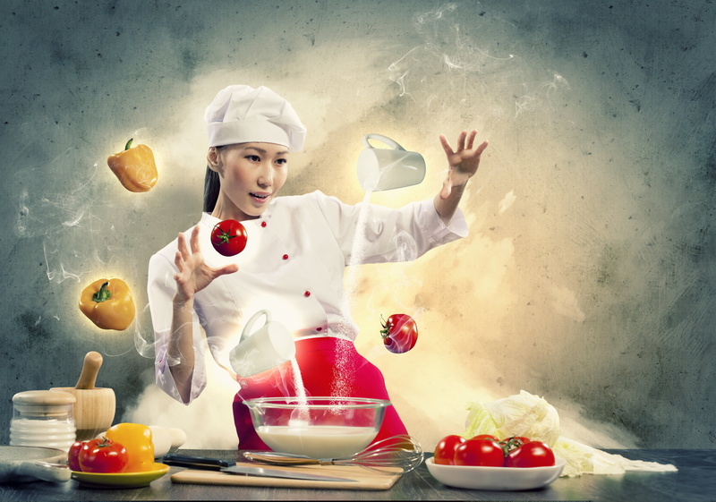 one Person, celebration, girl, beautiful, flour, food And Drink, dessert, dieting, backgrounds, vegetable, making, females, tomato, apron, caucasian Ethnicity