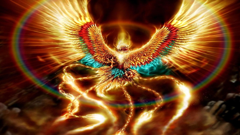fire, eagle, hot, 1080P, sun