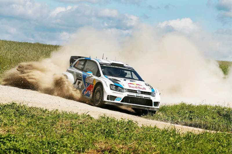 Polo, Red Bull, White, Dust, Ancestor, Speed, 1080P, Rally, WRC, Volkswagen, Turn, Sebastien Ogier, Skid