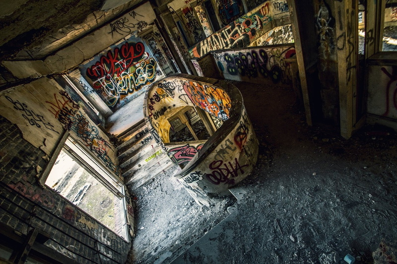building, leather, no people, day, chair, ruin, wall - building feature, high angle view, brown, spirituality, belief, architecture, sofa, religion, history