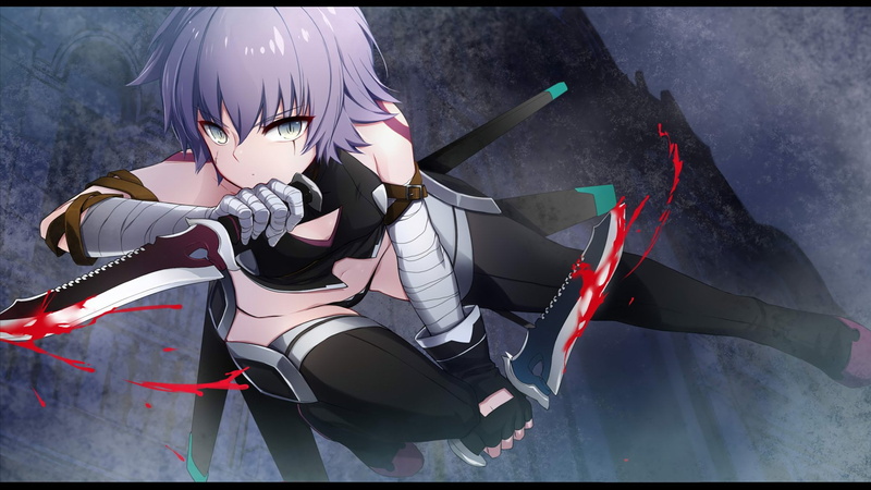 Fate/Grand Order, winter, leisure activity, mountain, winter sport, helmet, lifestyles, auto post production filter, skiing, adventure, day, Assassin of Black (Fate/Apocrypha)