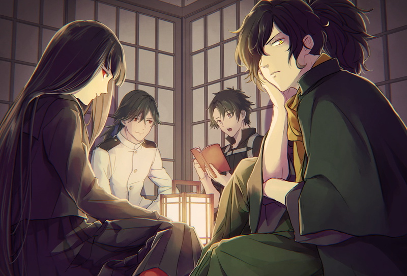 Sakamoto Ryōma (Fate/Grand Order), Fate/Grand Order, Okada Izou (Fate Series), Ritsuka Fujimaru, Assassin (Fate/KOHA-ACE), Rider (Fate/KOHA-ACE), Oryou (Fate/KOHA-ACE)