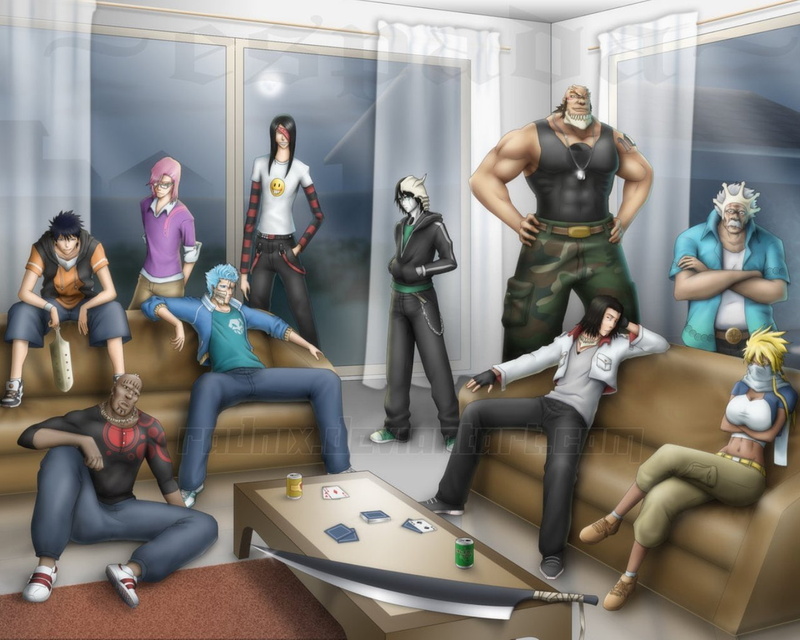 Tier Halibel, Bleach, Szayelaporro Granz, Coyote Starrk, Aaroniero Arruruerie, Baraggan Louisenbairn, Yammy Llargo, Nnoitra Gilga, Zommari Rureaux, Grimmjow Jaegerjaquez