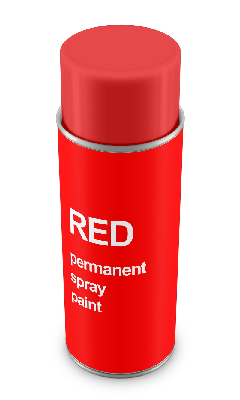 communication, container, plastic, tin, canister, indoors, sign, white color, spray can, red, paint, single object, text, copy space, label, studio shot