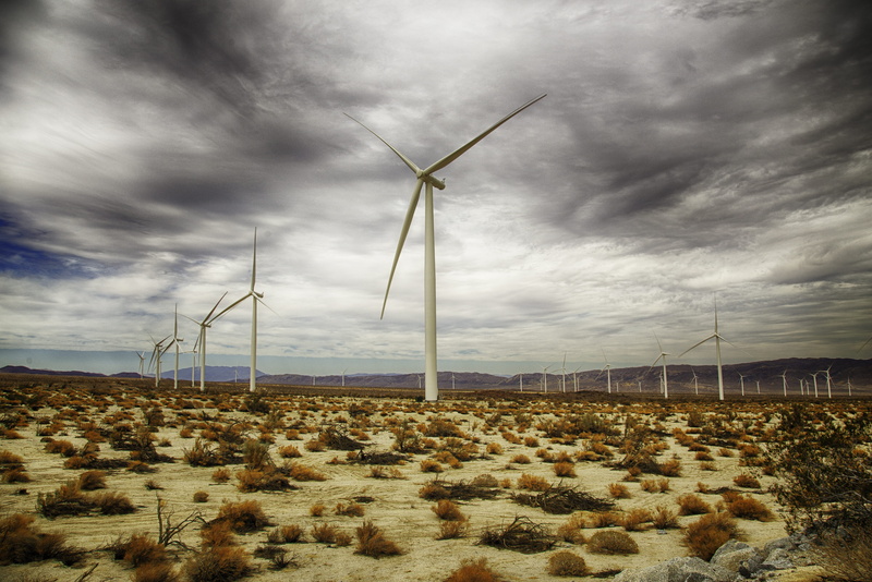 rotor, power supply, desert, sky, day, spiral, landscape, united states, engine, plaster city, environmental conservation, ground, wind turbine, 5K, fuel and power generation
