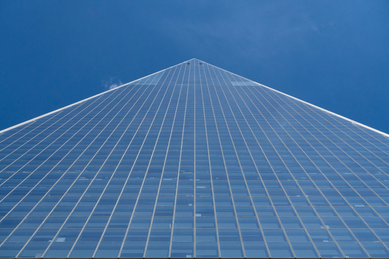 geometric shape, city, spire, high, sky, business, town, new york city, low, high rise, angle, building exterior, solar panels, outdoors, nature, nyc, shape