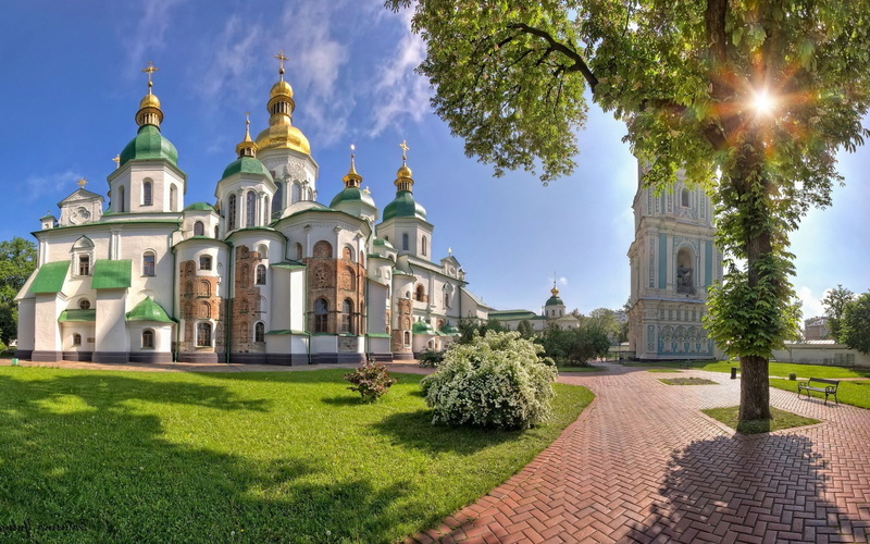 1920x1200, 1080P, world, kiev, ukraine, saint sophias cathedral, europe