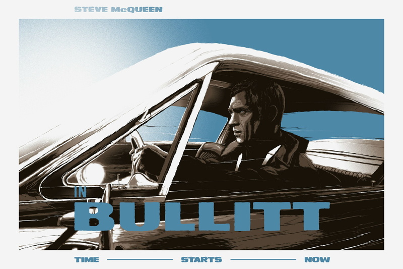 poster, film, 2K, mystery, crime, action, movie, bullitt