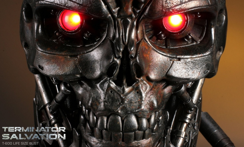 skull, robot, cyborg, 1080P, film, terminator, sci fi, action, poster, movie