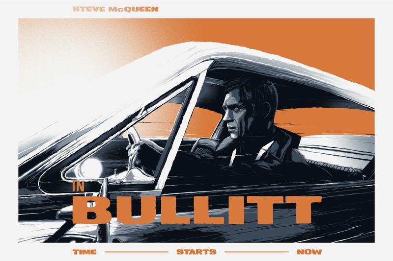 film, poster, 2K, movie, action, mystery, crime, bullitt