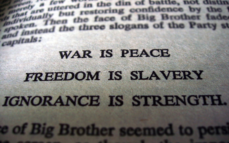 Black and White, Man Made, George Orwell, 720P, 1984, Nineteen eighty-four, Book
