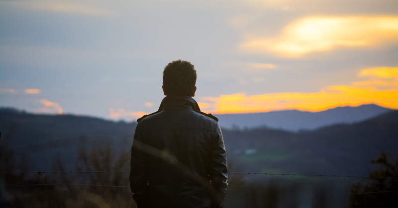 environment, loner, real people, landscape, tranquil scene, non-urban scene, cloud - sky, france, looking at view, spain, tranquility, 5K, scenics - nature