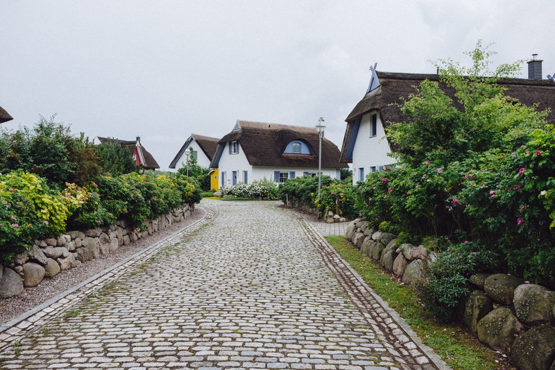 peninsula, heritage, ruegen, putgarten, city, vitt, coastal, direction, lawn, nature, the way forward, water, idyllic, travel, architecture, rugia, thatched
