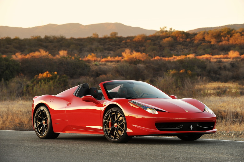 sunset, sunlight, luxury, plant, car, environment, red, 4K, spider, motor vehicle, outdoors, no people, convertible, transportation, tree, nature, mode of transportation