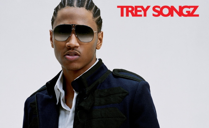 western script, Man, fashion, front view, sunglasses, cool attitude, portrait, studio shot, young adult, hairstyle, glasses, one person, Trey songz, attitude