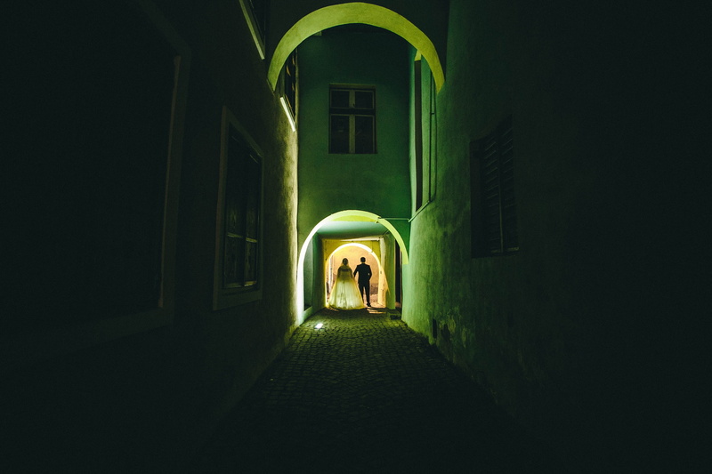 light, hallway, bride, man, direction, wedding, wall, depression - sadness, arcade, building, corridor, spooky, 4K, door, adult, walking, night, the way forward