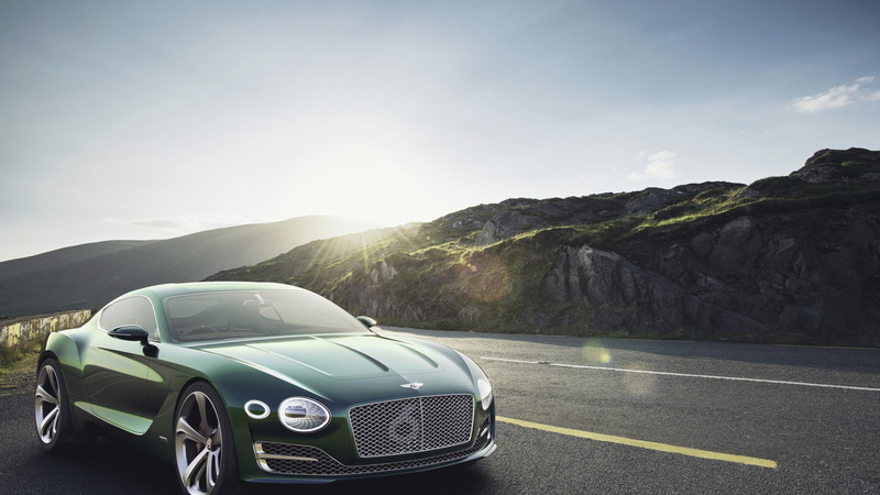 Bentley EXP 10, SPEED 6, hybrid, coupe, 4K, luxury car, green