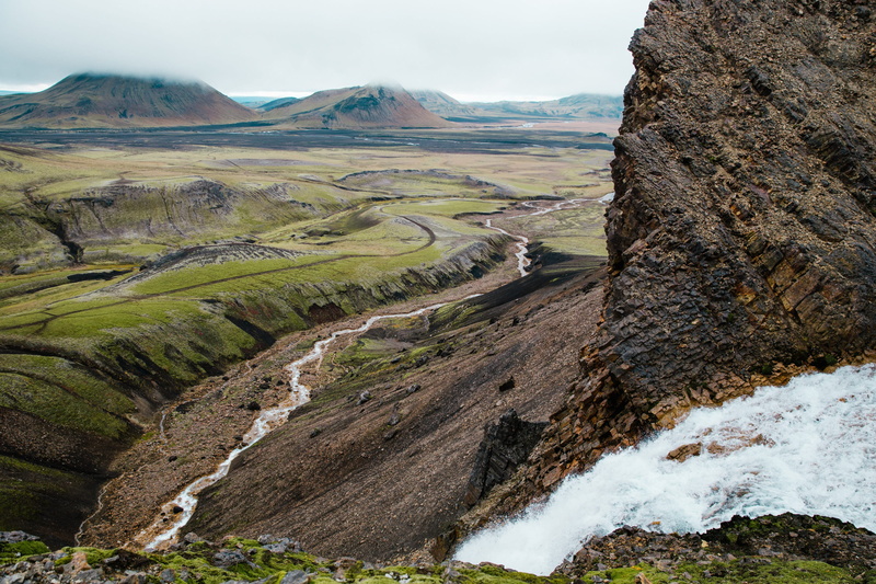 winding, iceland, stream, landscape, peak, formed, beauty in nature, no people, moss grown hills, stream - flowing water, non-urban scene, rock, cloud