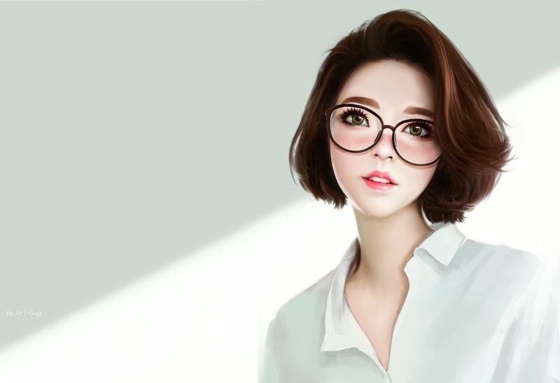 art, Alco SAP, girl, 2K, portrait, Asian girl study