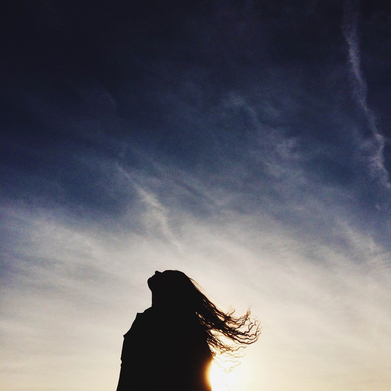 hair, long hair, summer, back Lit, sunbeam, lifestyles, cloud - sky, nature, sunset, females, outdoors, sky, real people, people, sunlight, woman, freedom