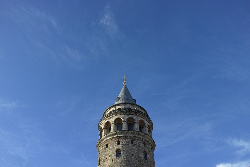 composition, spire, Old, Turkey, throat, outdoor, landscape, nature, galata tower, building, cloud - sky, background, outdoors, gothic style, the past
