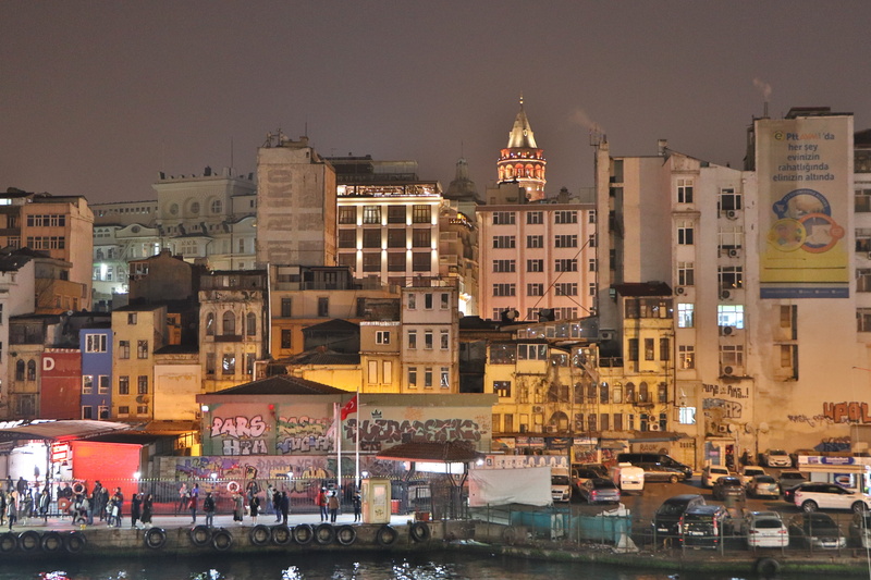 city life, galata, built structure, place of worship, outdoors, mode of transportation, architecture, turkey, beach, peace, marine, galata tower, landscape