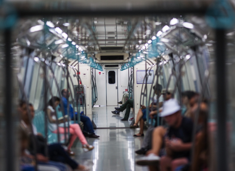modern, public transportation, the crowd, passenger, train, aisle, large group of people, indoors, mode of transportation, b add, rail transportation, seat